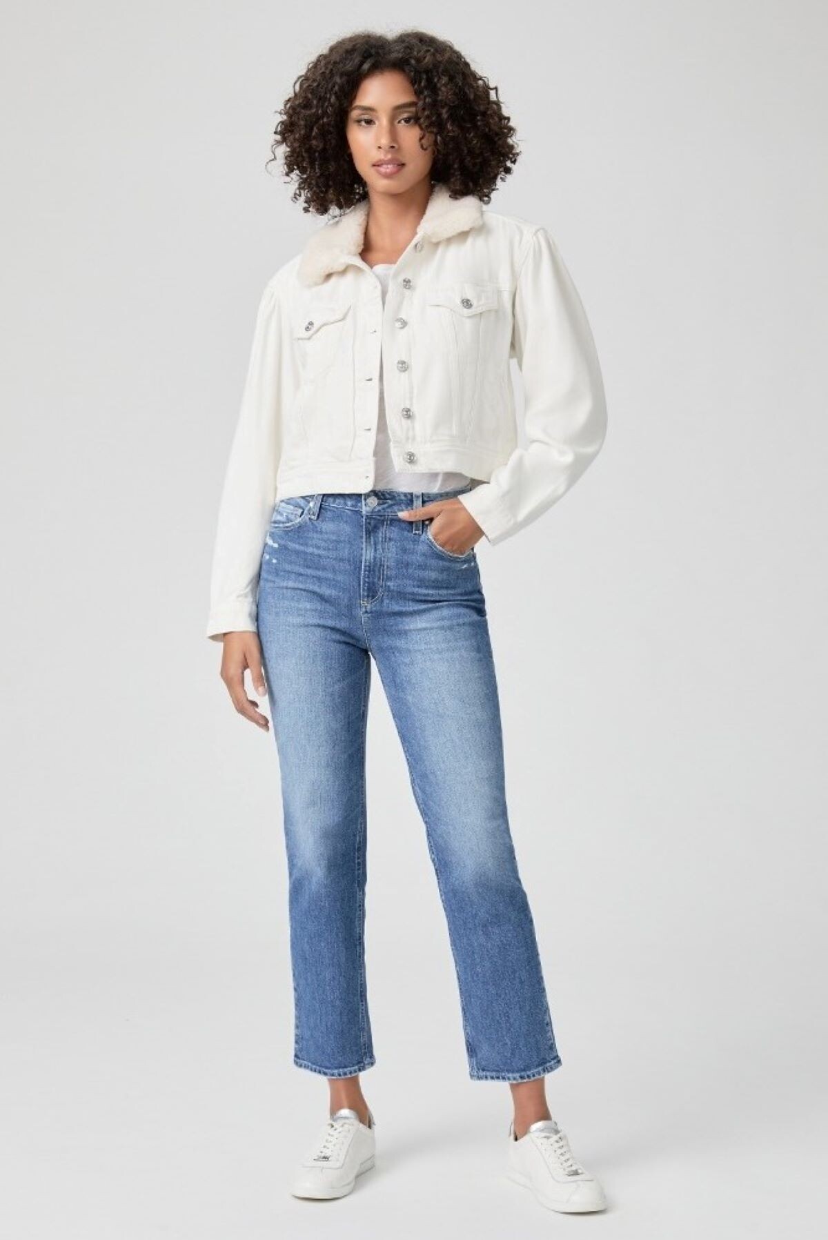 SARAH STRAIGHT ANKLE JEAN (VINTAGE DENIM)- PAIGE AUTUMN 23