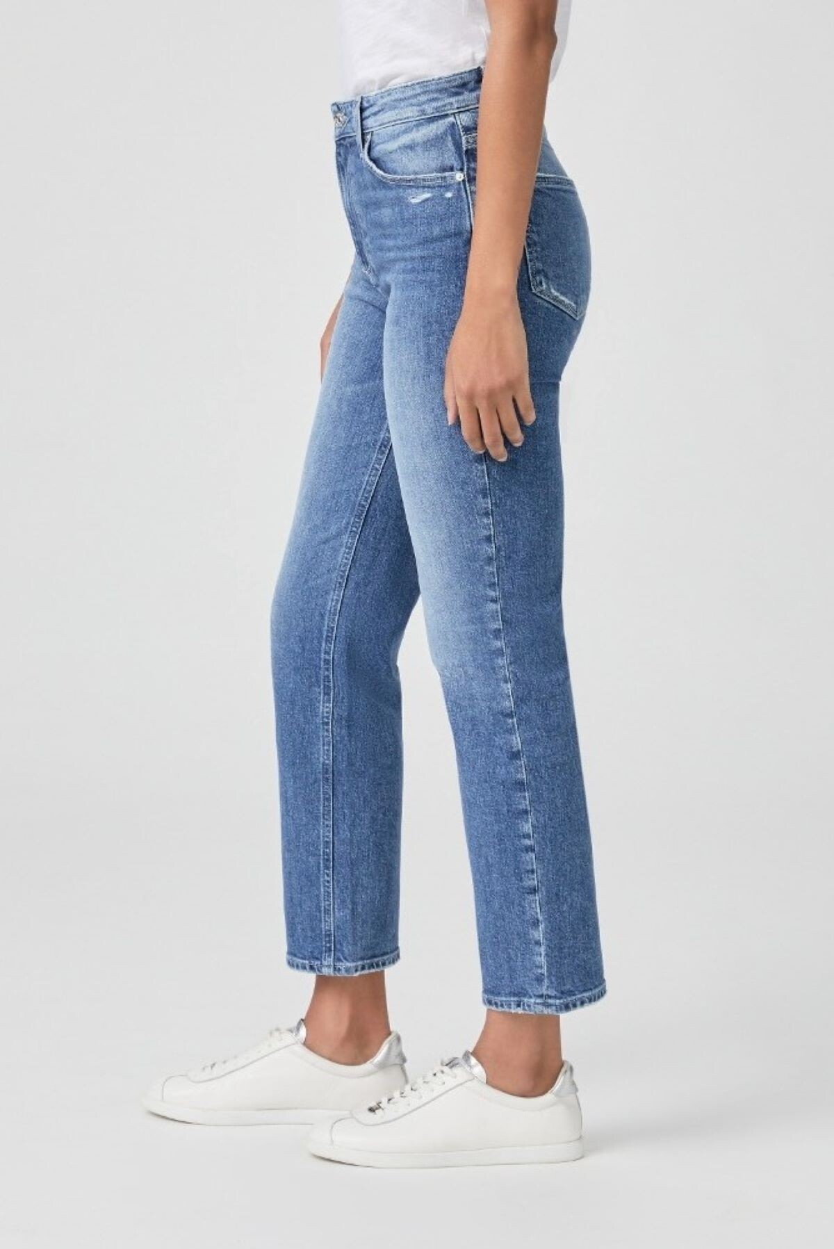 Paige high rise sarah sales straight jeans