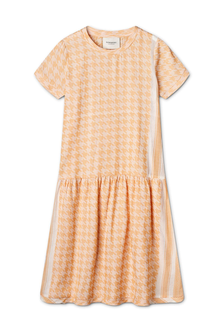 JOSEFINE SHORT SLEEVE DRESS (WARM APRICOT)