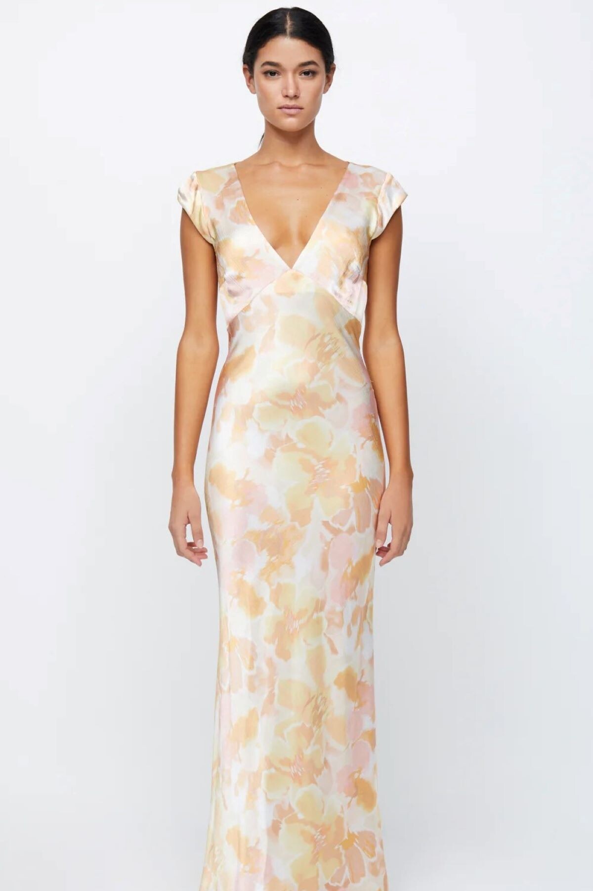 INDI V MAXI DRESS (FLORAL HAZE)- BEC + BRIDGE AUTUMN 23