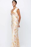 INDI V MAXI DRESS (FLORAL HAZE)