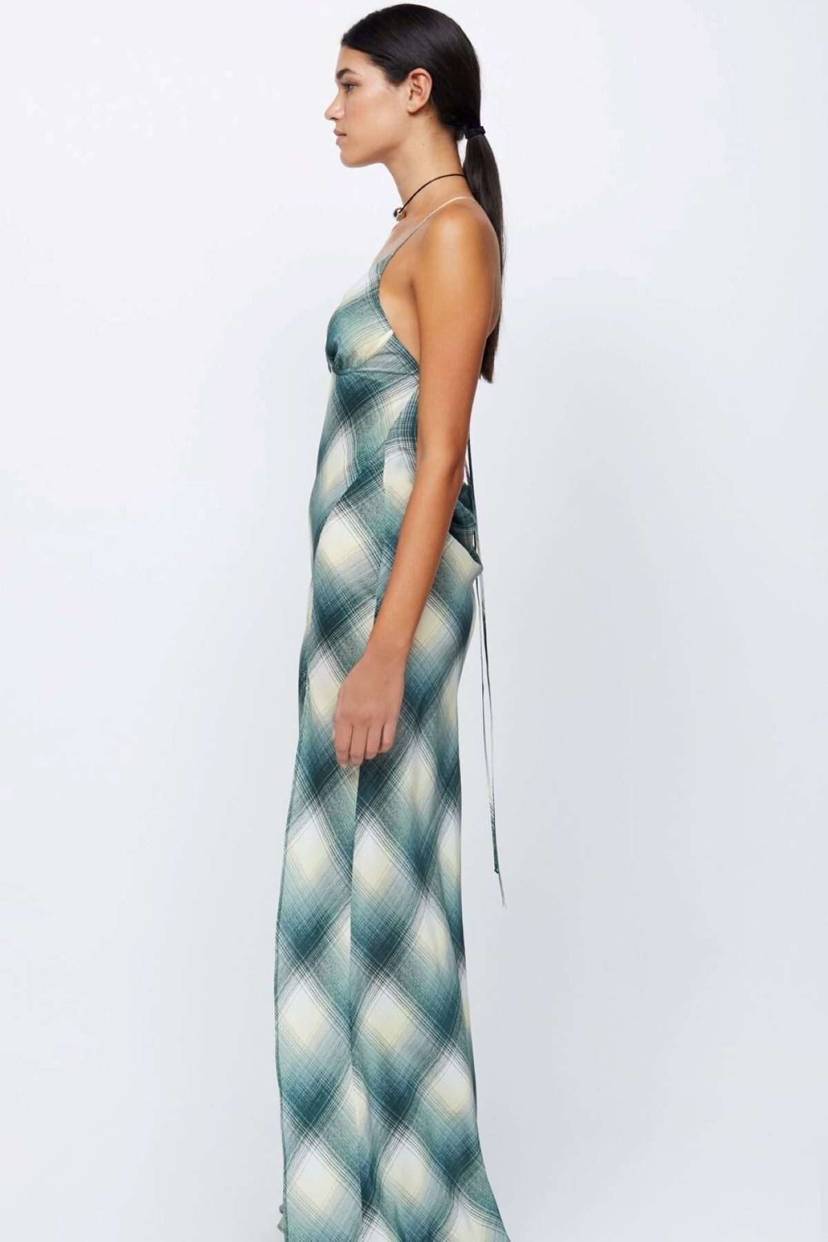 EDIE SPLIT MAXI DRESS (TEAL)- BEC + BRIDGE AUTUMN 23