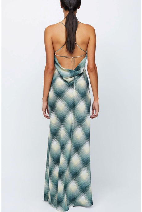 EDIE SPLIT MAXI DRESS (TEAL)- BEC + BRIDGE AUTUMN 23