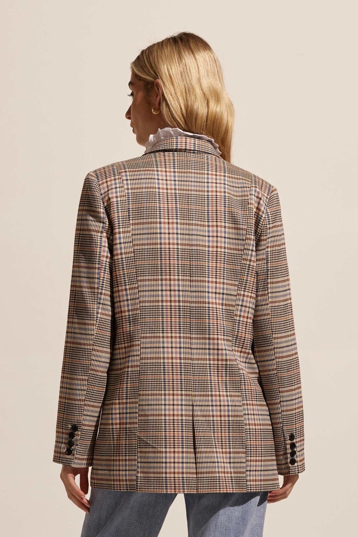 Theory plaid hot sale power jacket