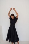 COCO DRESS (BLACK LINEN)