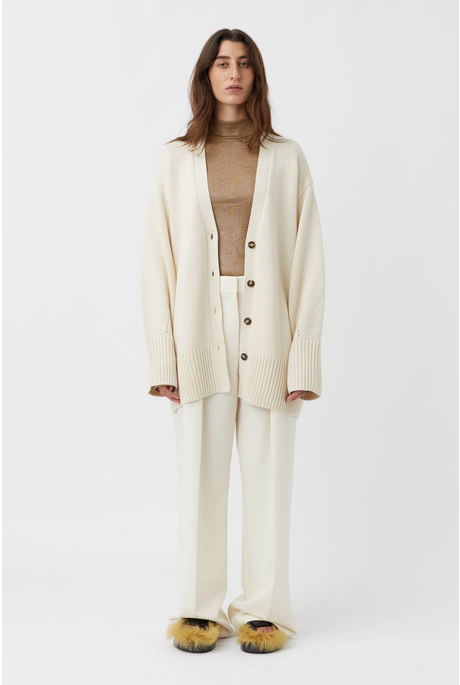 ROMEO KNIT CARDIGAN (CREAM)- CAMILLA AND MARC SPRING SUMMER 23