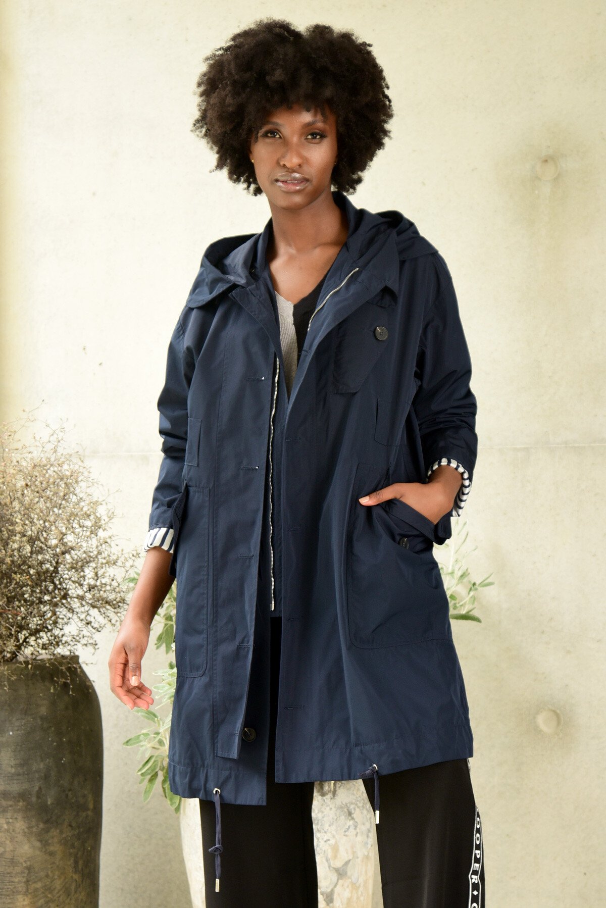 Navy spring coat best sale