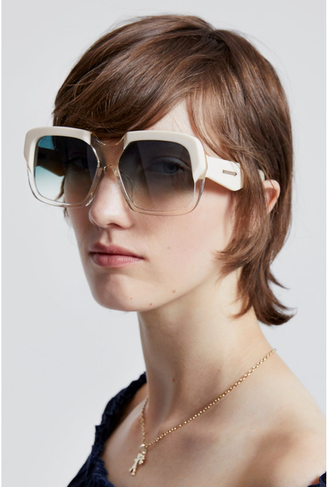 ASSCHER SUNGLASSES (IVORY SAND)