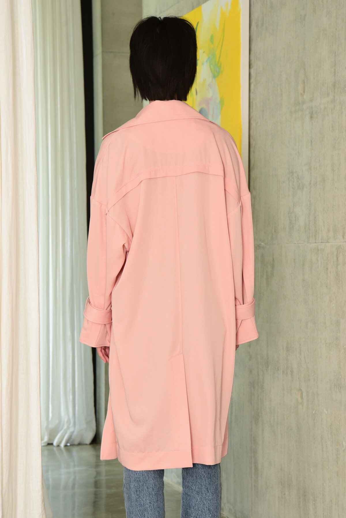 Pink spring outlet coat