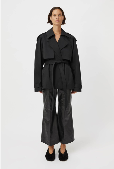 BURDOCK TRENCH JACKET (BLACK)