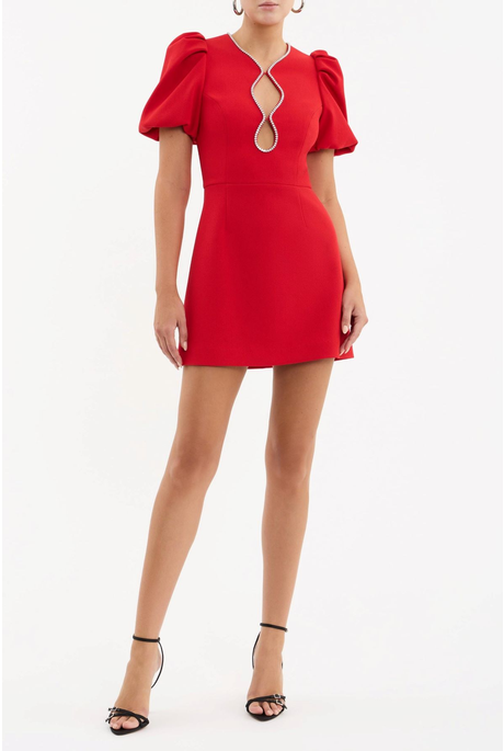 KARINA MINI DRESS (RED)