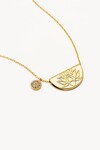 LUCKY LOTUS NECKLACE (18K GOLD VERMEIL)