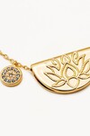 LUCKY LOTUS NECKLACE (18K GOLD VERMEIL)