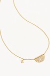 LIVE IN LIGHT LOTUS NECKLACE (18K GOLD VERMEIL)