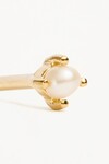 MOONLIGHT PEARL STUD EARRINGS (18K GOLD VERMEIL)