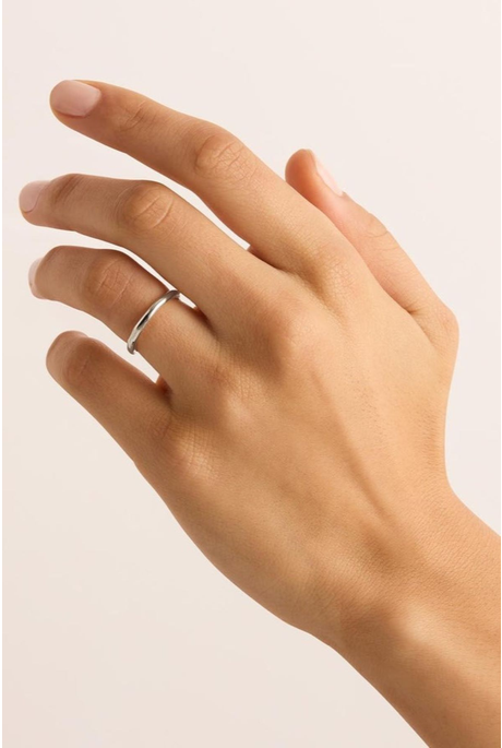 LOVER THIN RING (STERLING SILVER)