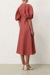 MIDI DAY DRESS (LIPSTICK)