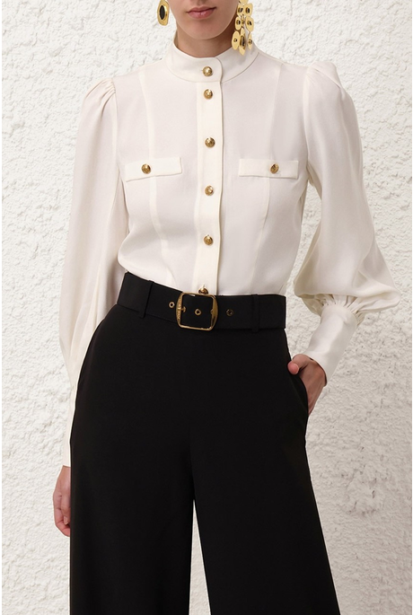 UTILITY BLOUSE (CREAM)