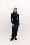 LONG SLEEVE BEA DRESS (BLACK)