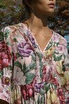 PIN THE BOTTLE DRESS (PEONY FLORAL)