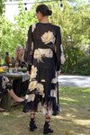 TALK OF THE GOWN DRESS (BLACK FLORAL)