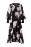 TALK OF THE GOWN DRESS (BLACK FLORAL)