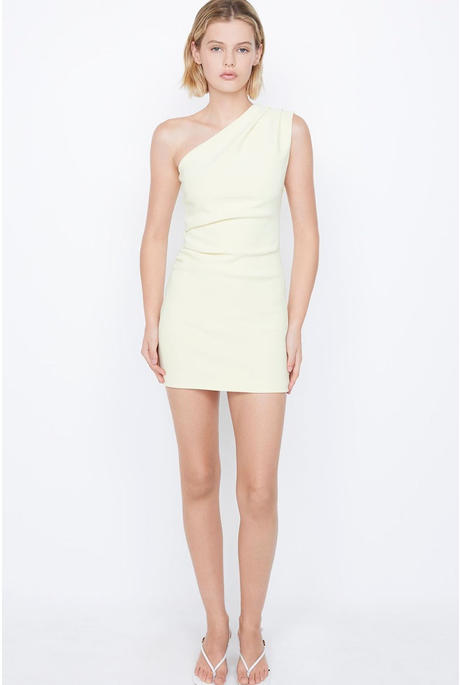 LETTY MINI DRESS (LEMON)