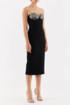 CORDELIA MIDI DRESS (BLACK)