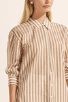 AGILE TOP (FLAX STRIPE)