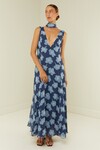 VIOLA DRESS (BLUE HIBISCUS)