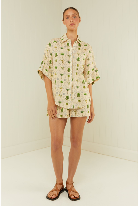 MIRAGE SHIRT (TROPICAL PALMS)