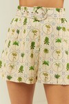 RUMMY SHORTS (TROPICAL PALM)