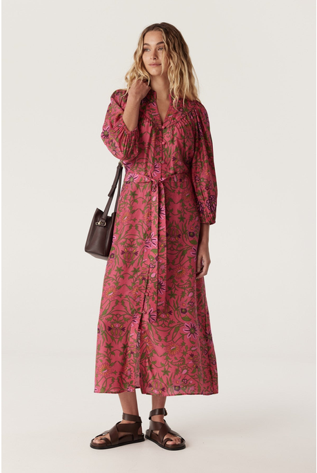 BALMORAL MIDI DRESS (PINK FLORAL)