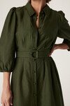 MANLY MIDI DRESS (OLIVE)