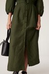 MANLY MIDI DRESS (OLIVE)