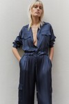 SHAE DRAWSTRING UTILITY JUMPSUIT (AEGEAN BLUE)