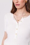 SUNSET KNIT HENLEY (IVORY)