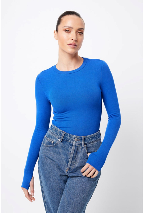 THE BROOKLYN TOP (COBALT BLUE)