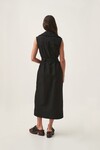 ENCOMPASS UTILTY MIDI DRESS (BLACK)