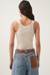 PEYTON SHEER KNIT TANK (IVORY)