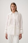 ALICE DAISY LACE SHIRT (IVORY)