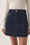 RESONANCE DENIM MINI SKIRT (INDIGO)