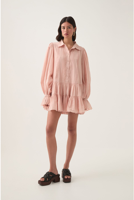 HELENA MINI DRESS (BLUSH PINK)