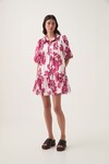 ELIZA SMOCK MINI DRESS (BOLDLY BLOOMING)