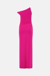 TWISTER TANK  DRESS (HOT PINK)