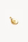 ROUNDED LOTUS PENDANT NECKLACE (18K GOLD VERMEIL)