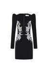 MONROE L/S MINI DRESS (BLACK)