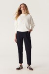 HERITAGE COTTON CREW JUMPER (WHITE)