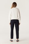 HERITAGE COTTON CREW JUMPER (WHITE)