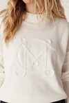 HERITAGE COTTON CREW JUMPER (WHITE)